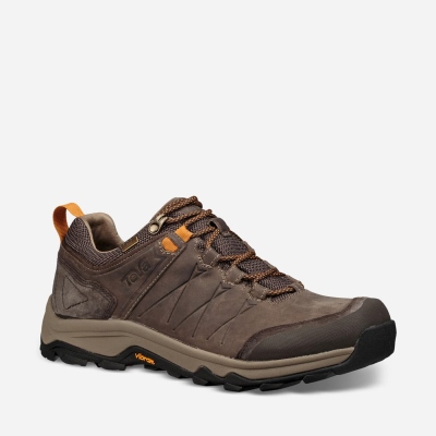 Teva Arrowood Riva WP - Men's Teva Hiking Shoes - Brown | India (NYWA38542)